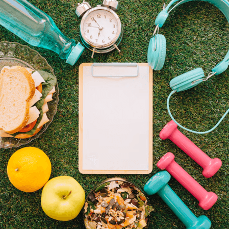 lavagnetta per scrivere la propria dieta in menopausa.