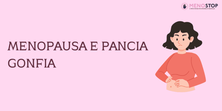 menopausa e pancia gonfia